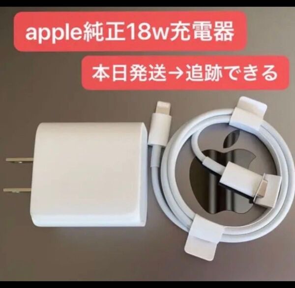 新品 未使用 iPhone純正品18w高速充電アダプターケーブル iPhone 値下げなし