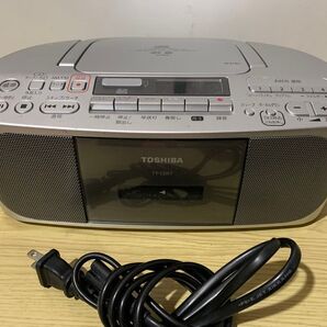TOSHIBA CDラジカセ TY-CDX7 シルバー