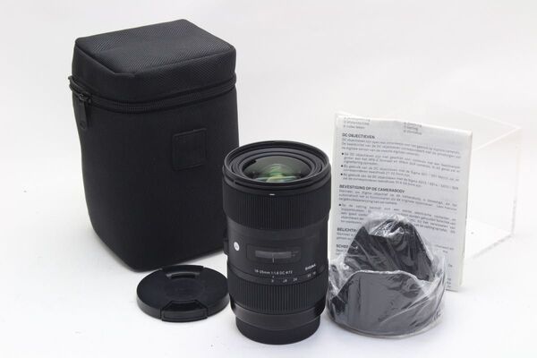 AB+ (良品) SIGMA シグマ Art 18-35mm F1.8 DC HSM Canon用 初期不良返品無料