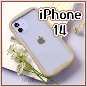 iphoneケース iphone14ケース クリア iPhone 韓国 ケース マット 軽量 iFace風 可愛い ベージュ 14