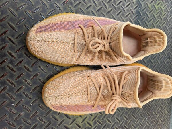 adidas イージーブースト 350V2 クレイ 27.5cm