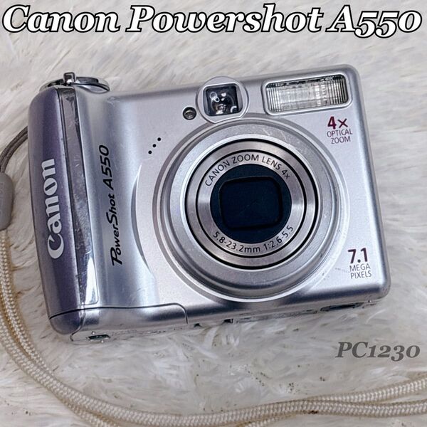 Canon Powershot A550 コンパクトデジタルカメラ PC1230 キャノン デジカメ パワーショット
