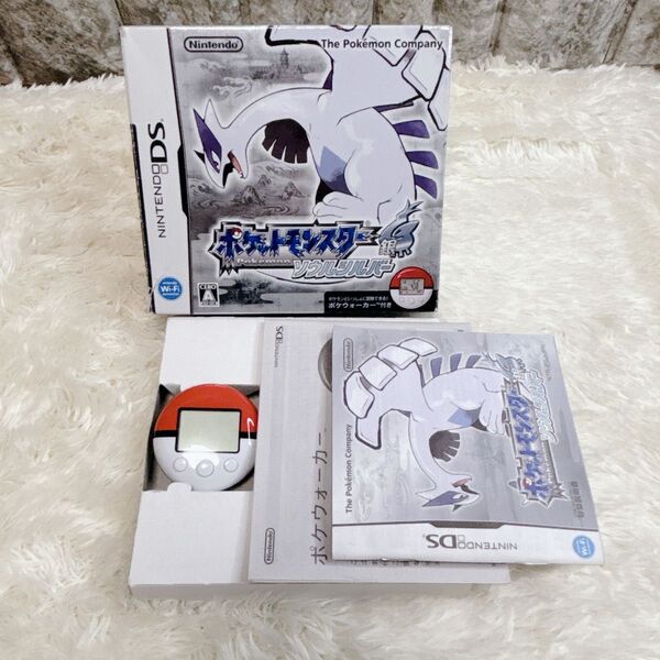 【ポケウォーカー+説明書×2+外箱】ポケットモンスターソウルシルバー ニンテンドーDS ポケモン 銀