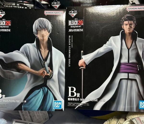 BLEACH 一番くじ 藍染惣右介 一丸ギン 2体セット値下げ不可と