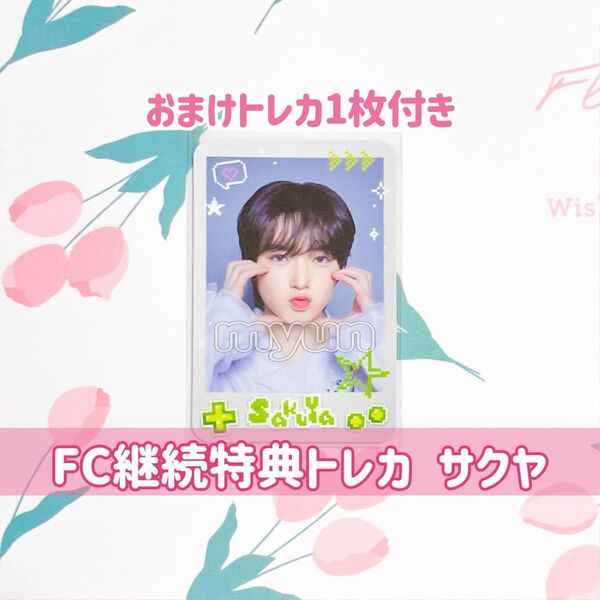 NCT WISH FC継続特典トレカ サクヤ