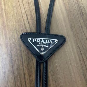 PRADA プラダ レザー ボロタイ ループタイ