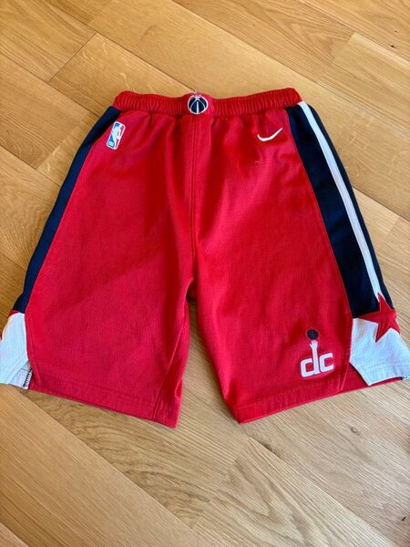 NBA ワシントン・ウィザーズ ハーフパンツ レッド Nike バスケ バスパン ナイキ ジョーダン キッズ