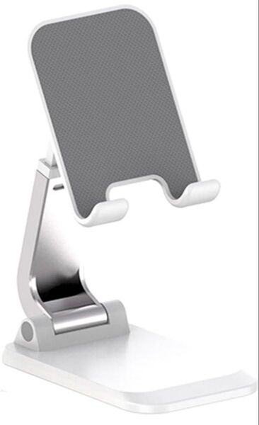 携帯スタンド 卓上 スマートフォンホルダー 折り畳み式 滑り止め スマホ スタンド 伸縮式 高さ/角度調整 縦置き 充電