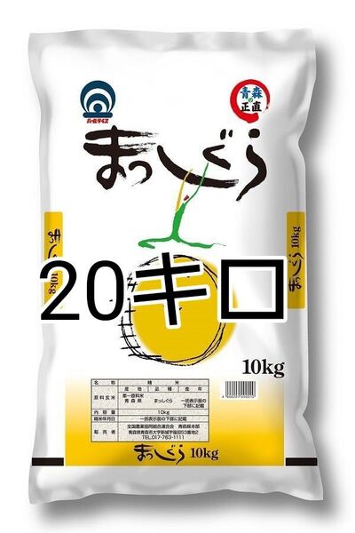 青森県産 まっしぐら ランクA 計20kg 米 新米 令和6年度産