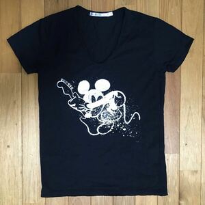 【Sサイズ】ユニクロ☆UT☆ミッキー　Tシャツ☆ギター☆カットソー☆メンズ　レディース