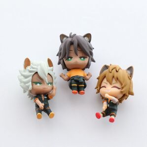 ハグコット ツイステッドワンダーランド ハーツラビュル寮 レオナ ラギー ジャック 3点セット ガチャガチャ カプセルトイ