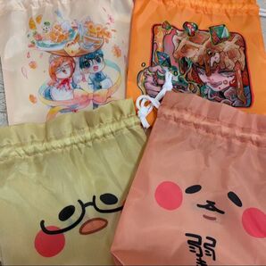What's!? ふるふるさんち なつめさんち 巾着のみ 未使用 4点セット