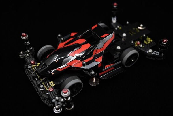 ミニ四駆 MSフレキ 完成マシン 海外優勝仕様 全CNC精密作成 機甲