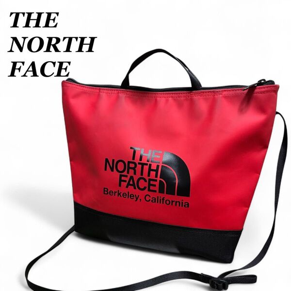 美品★THE NORTH FACE ヒューズボックス BCミュゼット 赤/黒 ノースフェイス ショルダーバッグ