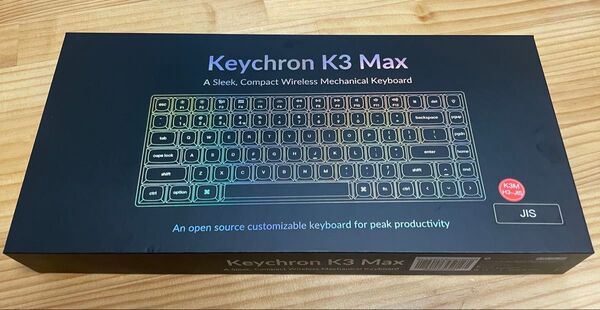 Keychron K3 Max JIS配列 RGBモデル 茶軸