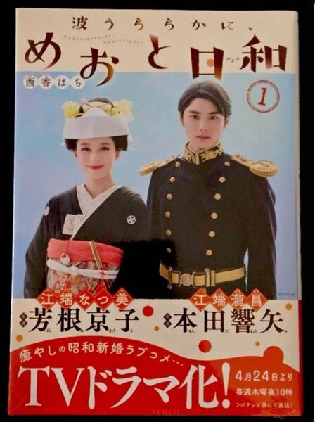 波うららかに、めおと日和 TVドラマ版 カバー 表紙 芳根京子 本田響矢 1巻 特別版 シュリンク付き新品未使用