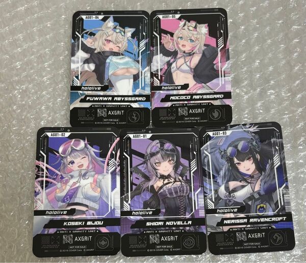 ホロライブAdvent TSUTAYA プラカード 特典 5種 渋谷 ノベルティ
