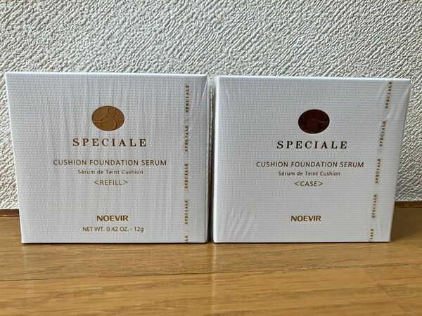 ノエビア スペチアーレ 薬用クッションファンデーションセラム L2(リフィール)パフ付 12g + ケース セット