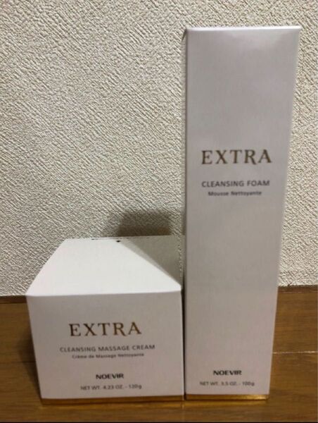 ノエビア エクストラ 薬用マッサージクリーム 120g&ノエビア エクストラ薬用クレンジングフォーム100gセット