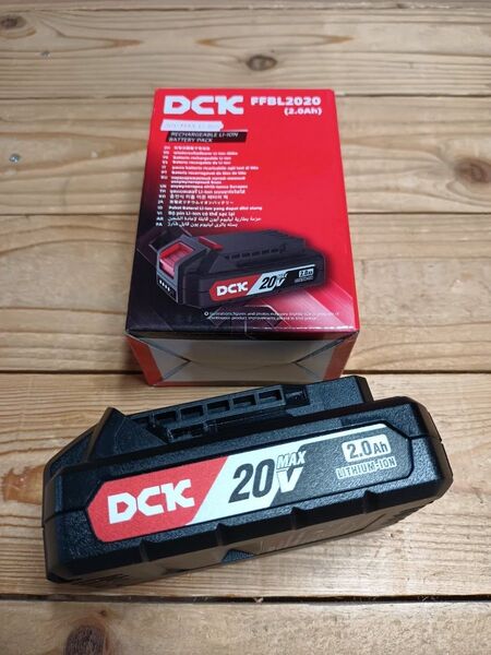 DCK 20v バッテリー ビルディ 充電工具用リチウムイオンバッテリ/2.0Ah FFBL2020【PSE基準適合】