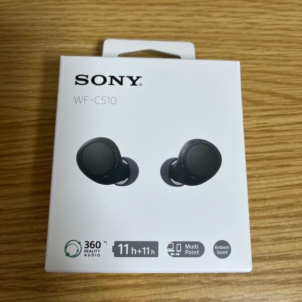 【新品未開封品】SONY ワイヤレスステレオヘッドセット WF-C510(B) ブラック