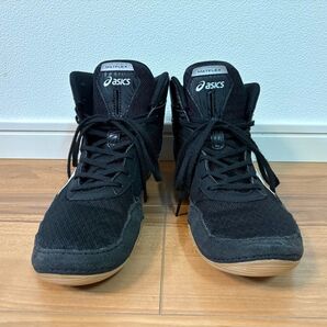 アシックス 室内用シューズ レスリング ボクシング 26.5㎝ 黒