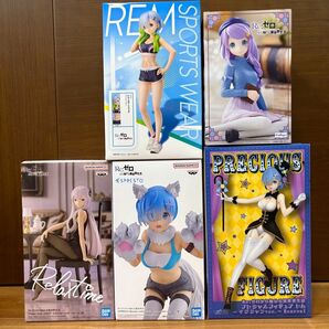 【新品未開封】リゼロ レム エキドナ アナスタシア リラックス エスプレスト 他