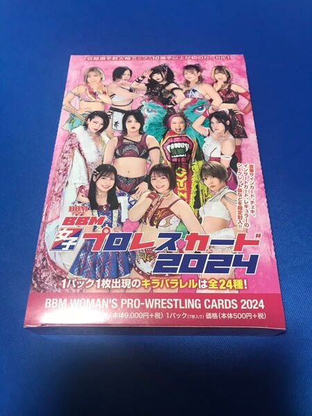 BBM 2024 女子プロレス 新品未開封 1BOX ボックス 安納サオリ 荒井優希 伊藤麻希 上原わかな Sareee 志田光