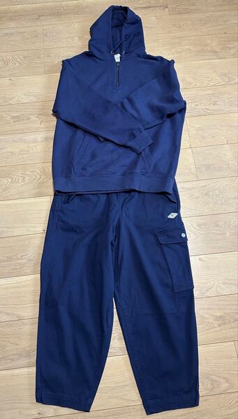 PUMA x Nanamica プーマ ナナミカ セットアップ パーカー ネイビー L 上下セット