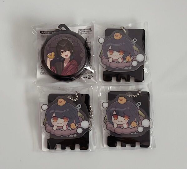 にじさんじ 温泉スクラッチ ボイスキーホルダー アクリルキーホルダー ましろ爻