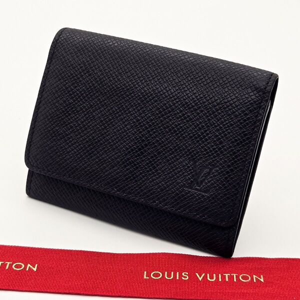 Louis Vuitton カードケース タイガ ブラック 名刺入れ ヴィトン ルイヴィトン アンヴェロップ メンズ ビジネス