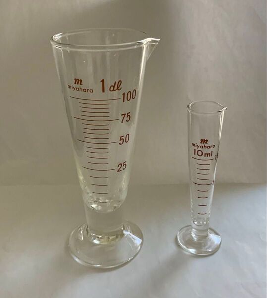 宮原計量器製作所 液量計 1dl(100ml) 10ml 2個セット