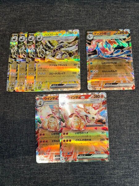 ポケモンカード RRまとめ売り ブロロロームex ゲッコウガex ウインディex