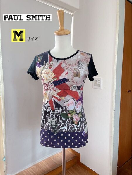 【希少】Paul Smith コラージュ アートTシャツ 半袖 オンワード樫山