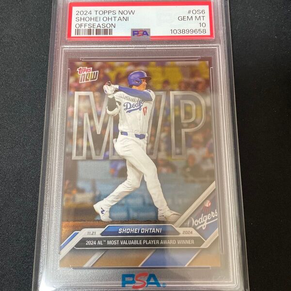 PSA10 2024 topps now OS6 大谷翔平 MVP