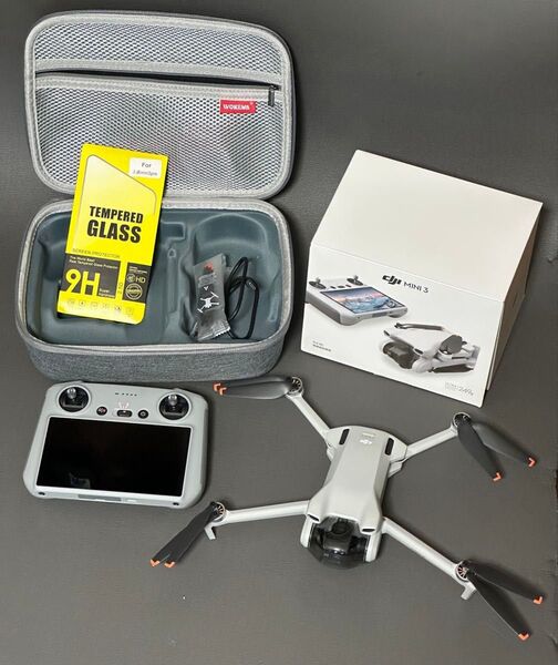 DJI Mini 3 ドローン 4k DJI RC リモコン付 保護ケースおまけ