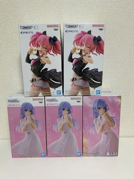 アイドルマスター シンデレラガールズ シャイニーカラーズ フィギュア 城ヶ崎美嘉 鈴木羽那 5個まとめ売り