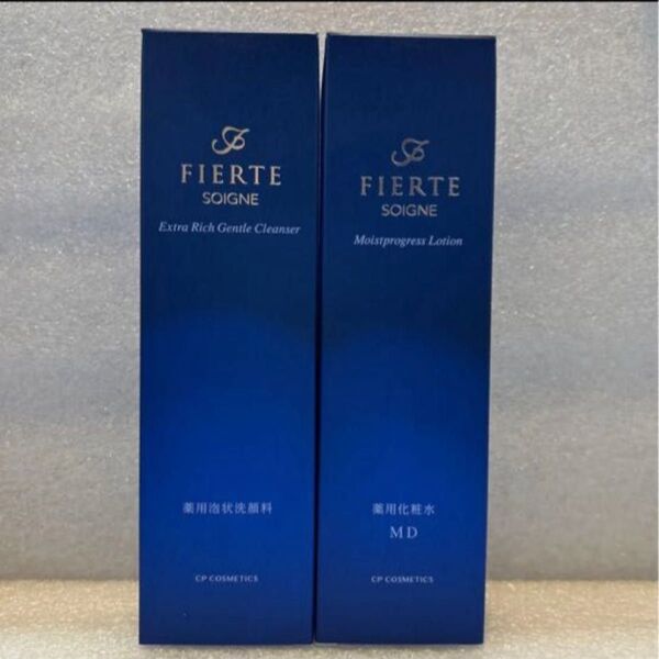 洗顔料180ml 化粧水MD200ml 新品 CPコスメティクス ソワーニュ フィエルテ