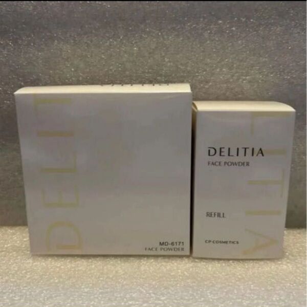 フェイスパウダーsおしろい25g 本体&リフィル 新品 CPコスメティクス DELITIA ディライティア