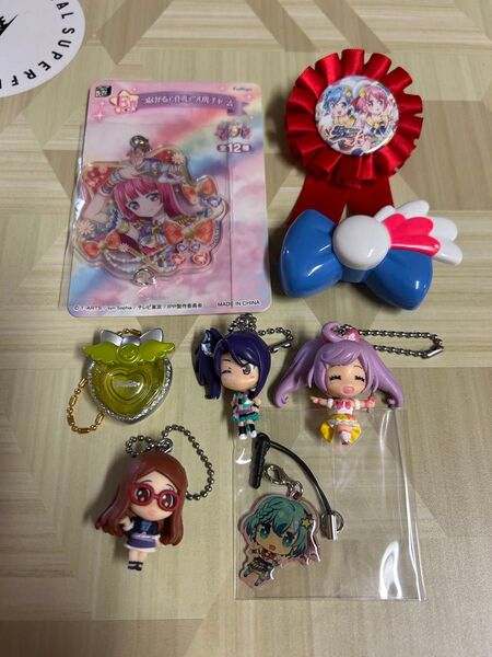 プリパラ アクリル キーリング リボン バッジ キーホルダー まとめ売り