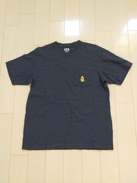 【再値下げ!】ユニクロ 黒のくまのプーさん Tシャツ