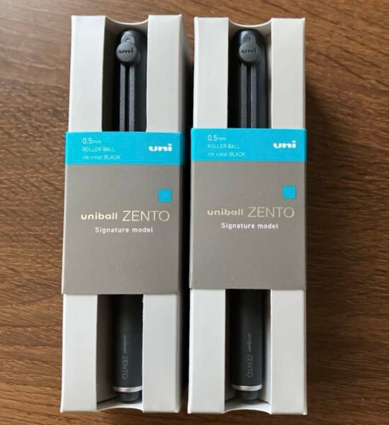 【新品未使用】uniball ZENTO シグニチャーモデル 0.5mm ユニボールゼント 2本セット
