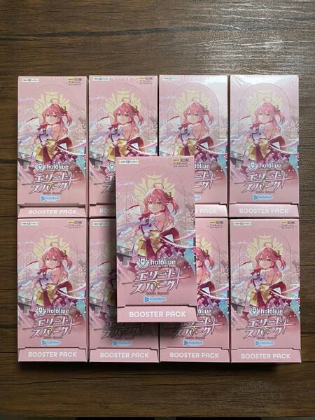 【新品未開封】ホロライブ ホロカ エリートスパーク シュリンク付き 9BOX 即日発送 匿名配送