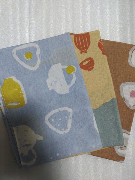 手ぬぐい3柄セット こころのたね レシピ付き
