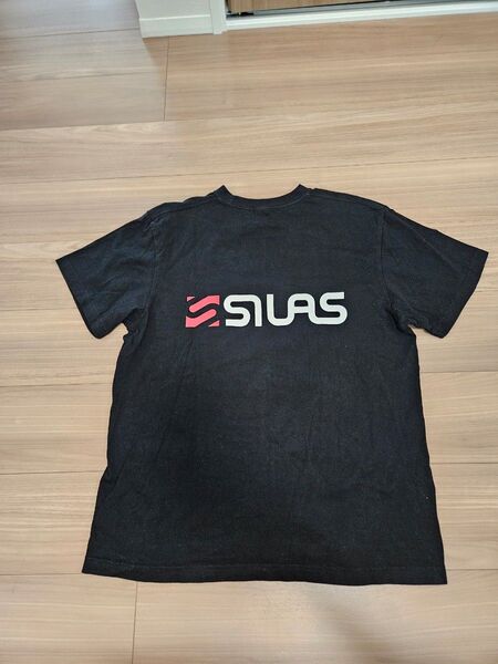 SILAS サイラス Tシャツ 半袖 黒 ブラック L ロゴ 古着 ストリート スケボー