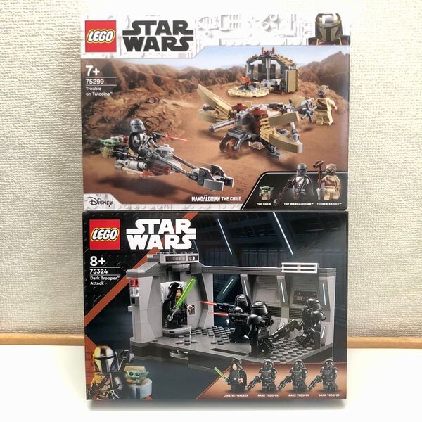 レゴ LEGO スター・ウォーズ マンダロリアン 75299 タトゥイーンの戦い 75324 ダーク・トルーパーの攻撃 2点セット