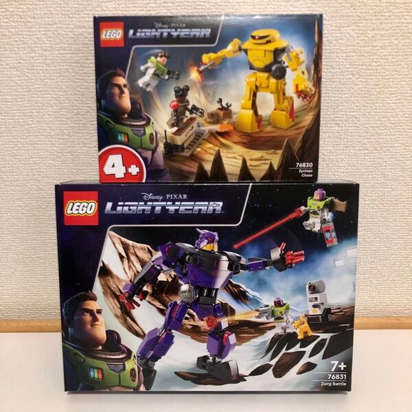 レゴ LEGO ディズニー バズ・ライトイヤー 76830 ザイクロプスの追跡 76831 ザーグの戦い 2点セット 新品未開封