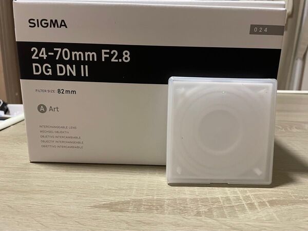 【ほぼ新品】Sigma 24-70 2.8 dg dn ii Sony Eマウントレンズフィルター付
