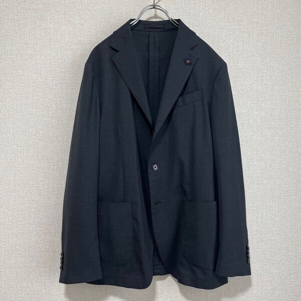 【未使用級】現行 LARDINI easy wear テーラードジャケット 50