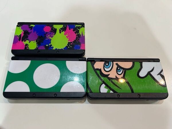 new ニンテンドー3DS 着せ替えプレート スプラトゥーン ルイージ 1upキノコ